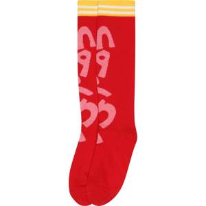 Marni Ponožky žlutá / červená / pastelově červená / bílá