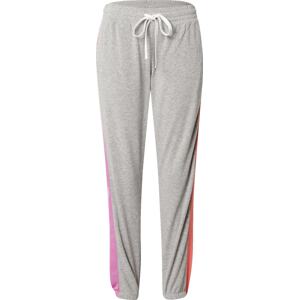 PJ Salvage Pyžamové kalhoty šedý melír / oranžová / pink