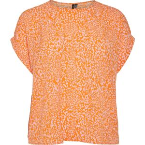 Vero Moda Curve Tričko 'Delilah' oranžová / bílá