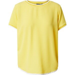 MORE & MORE Tričko žlutá / bílá