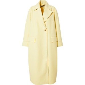 Gina Tricot Přechodný kabát 'Daisy' pastelově žlutá