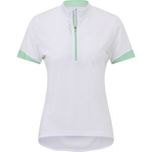 ODLO Funkční tričko šedá / pastelově zelená / bílá