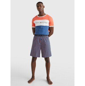 Tommy Hilfiger Underwear Pyžamové kalhoty tmavě modrá / oranžová / červená / bílá