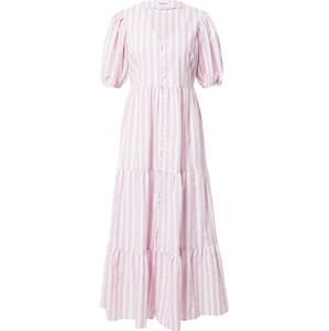 FRNCH PARIS Košilové šaty 'Sue' růžová / bílá