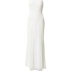 LACE & BEADS Společenské šaty 'Carla' bílá