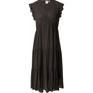 ICHI Šaty 'Dress-light woven' černá