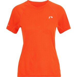 Newline Funkční tričko svítivě oranžová / bílá