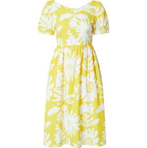 Compania Fantastica Šaty 'Vestido' žlutá / bílá