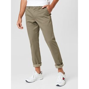 TOMMY HILFIGER Chino kalhoty 'Denton' námořnická modř / khaki / tmavě zelená / ohnivá červená / bílá