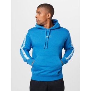 Nike Sportswear Mikina královská modrá / černá / bílá