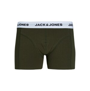 JACK & JONES Boxerky námořnická modř / tmavě šedá / khaki / černá