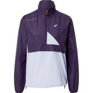 ASICS Sportovní bunda 'Fujitrail' modrá / šedá / tmavě fialová / oranžová