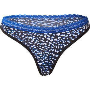 Tommy Hilfiger Underwear Tanga modrá / černá / bílá