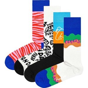 Happy Socks Ponožky modrá / světlemodrá / oranžová / černá