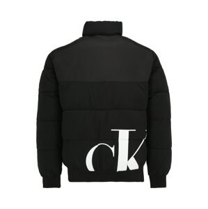 Calvin Klein Big & Tall Přechodná bunda  černá / bílá