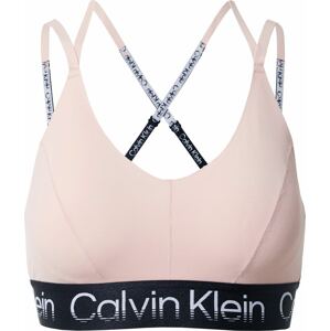 Calvin Klein Sport Podprsenka pastelově růžová / černá / bílá
