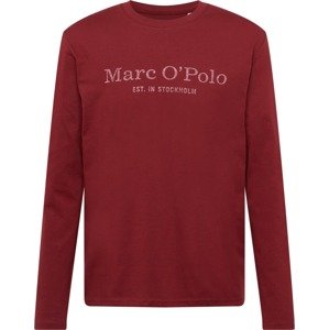 Marc O'Polo Tričko tmavě červená / bílá