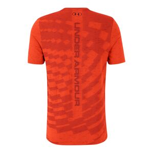 UNDER ARMOUR Funkční tričko oranžově červená / černá