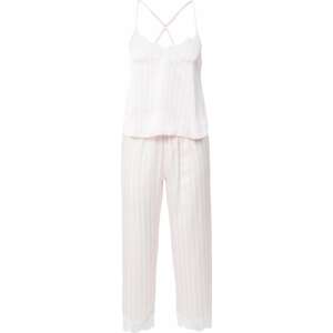 Boux Avenue Pyžamo pastelově růžová / bílá