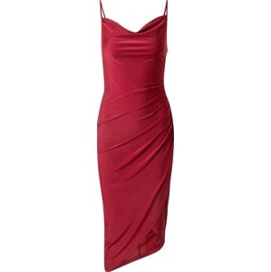 Skirt & Stiletto Koktejlové šaty 'AMELIA' vínově červená