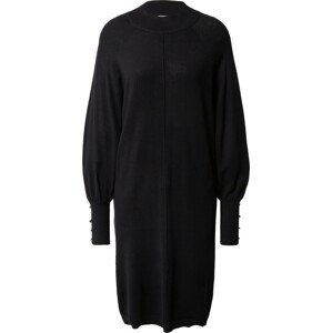 Fransa Úpletové šaty 'BLUME' černá