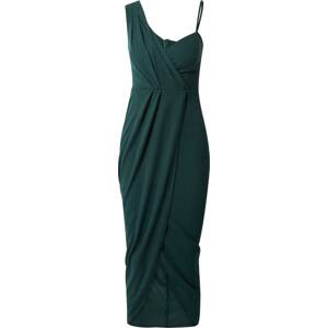 WAL G. Společenské šaty 'ENNIE' tmavě zelená