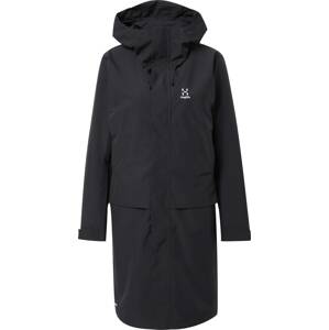 Haglöfs Outdoorový kabát 'Aria' černá / bílá