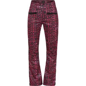 CHIEMSEE Outdoorové kalhoty pink / černá