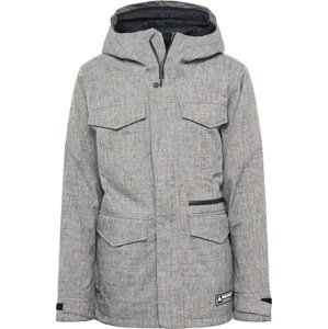 BURTON Outdoorová bunda 'Covert' šedý melír / černá / bílá