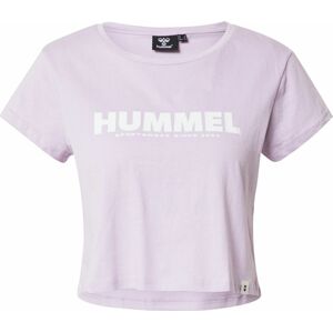 Hummel Funkční tričko světle fialová / bílá