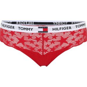 Tommy Hilfiger Underwear Plus Tanga červená / černá / bílá
