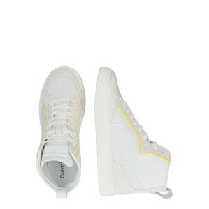 Calvin Klein Kotníkové tenisky krémová / žlutá / bílá
