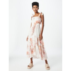 AllSaints Letní šaty 'Gabi Luar' béžová / olivová / oranžová / růžová