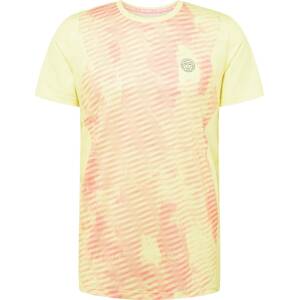 BIDI BADU Funkční tričko 'Hawi Tech' světle žlutá / korálová