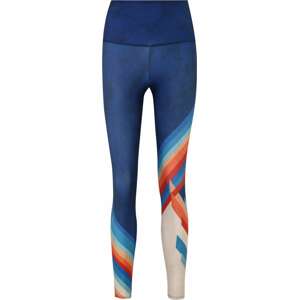 Onzie Sportovní kalhoty světle béžová / námořnická modř / aqua modrá / oranžová