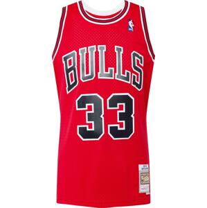 Mitchell & Ness Funkční tričko 'Scottie Pippen' červená / černá / bílá