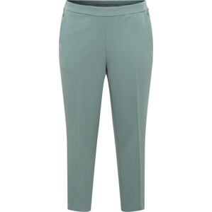 KAFFE CURVE Kalhoty s puky 'Sakira' pastelově zelená