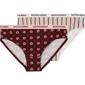 SCOTCH & SODA Spodní prádlo bobule / růžová / bílá