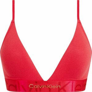Calvin Klein Underwear Podprsenka zlatá / krvavě červená