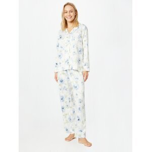 Lauren Ralph Lauren Pyžamo  modrá / azurová / zelená