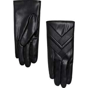 MANGO Prstové rukavice 'TANIA' černá