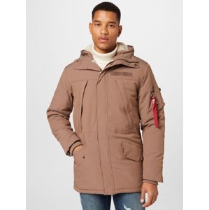 ALPHA INDUSTRIES Přechodová parka 'Expedition' cappuccino