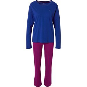 Tommy Hilfiger Underwear Pyžamo královská modrá / pink / červená / bílá
