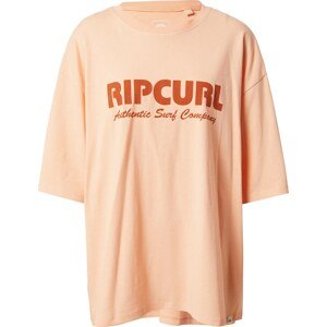 RIP CURL Oversized tričko broskvová / starorůžová
