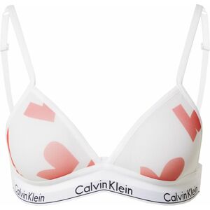 Calvin Klein Underwear Podprsenka světle šedá / tmavě oranžová / černá / bílá