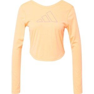 ADIDAS PERFORMANCE Funkční tričko fialová / oranžová