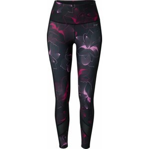 HKMX Sportovní kalhoty 'Oh My Squat' fialová / pink / černá