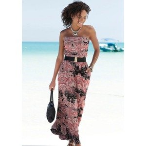 LASCANA Plážové šaty mix barev / pink / černá
