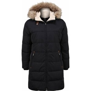 Lauren Ralph Lauren Plus Zimní kabát krémová / světle béžová / noční modrá / karamelová