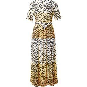 KAREN BY SIMONSEN Šaty 'Bali' krémová / žlutá / černá